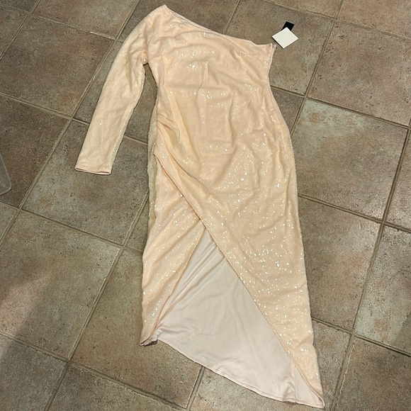 NWT Lulu’s Women’s Pink Sequin Dress Size XL - Picture 1 of 5